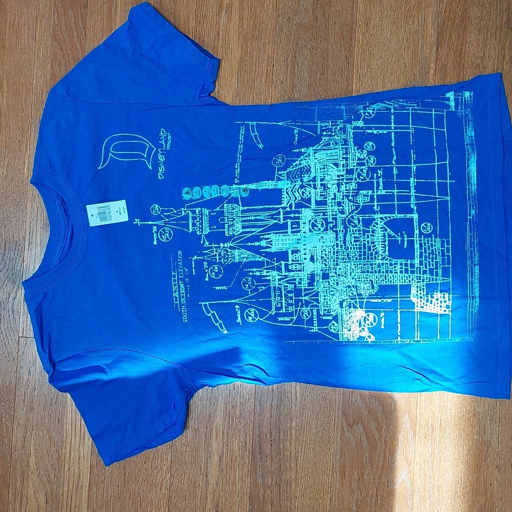 Disney Resort Disneyland NWT Women's Small T-shirt Blue
